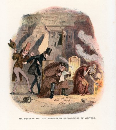 Illustratie voor Nicholas Nickleby door Hablot Knight Browne