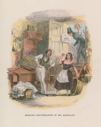 Illustratie voor Nicholas Nickleby door Hablot Knight Browne