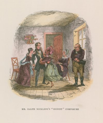 Illustratie voor Nicholas Nickleby door Hablot Knight Browne