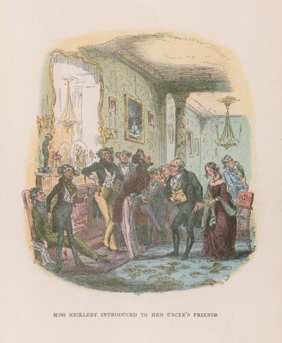 Illustratie voor Nicholas Nickleby door Hablot Knight Browne