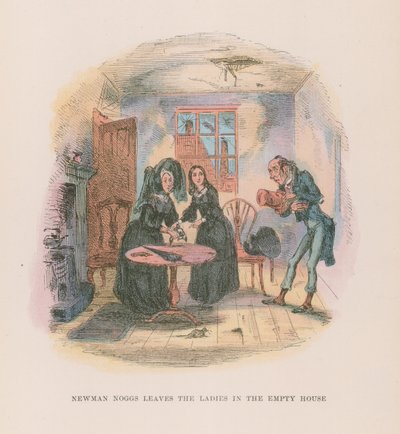 Illustratie voor Nicholas Nickleby door Hablot Knight Browne