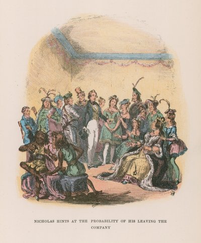 Illustratie voor Nicholas Nickleby door Hablot Knight Browne