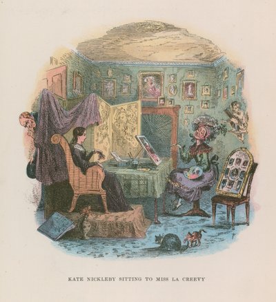 Illustratie voor Nicholas Nickleby door Hablot Knight Browne