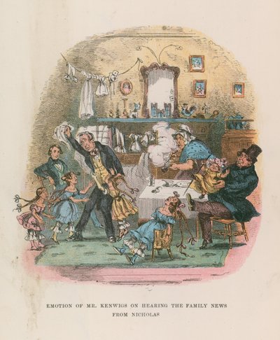 Illustratie voor Nicholas Nickleby door Hablot Knight Browne
