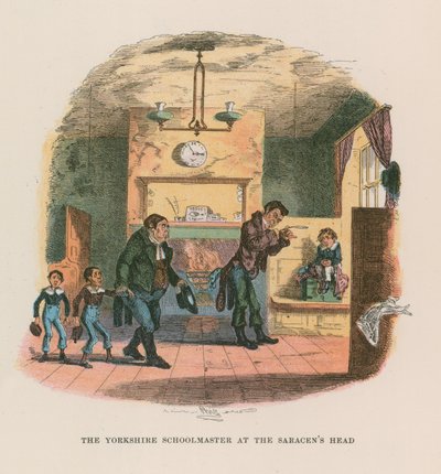 Illustratie voor Nicholas Nickleby door Hablot Knight Browne