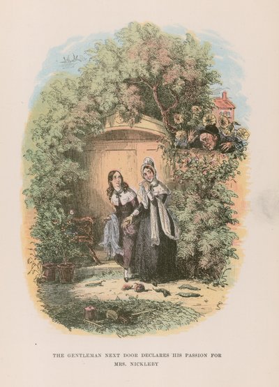 Illustratie voor Nicholas Nickleby door Hablot Knight Browne