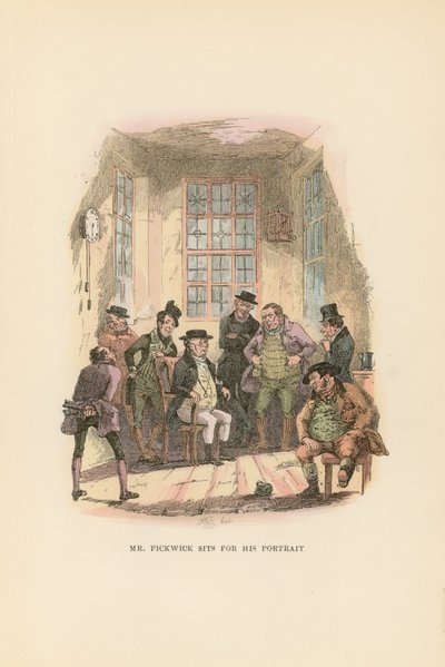 Illustratie voor Pickwick Papers door Hablot Knight Browne