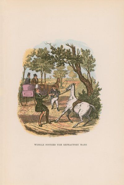 Illustratie voor Pickwick Papers door Hablot Knight Browne