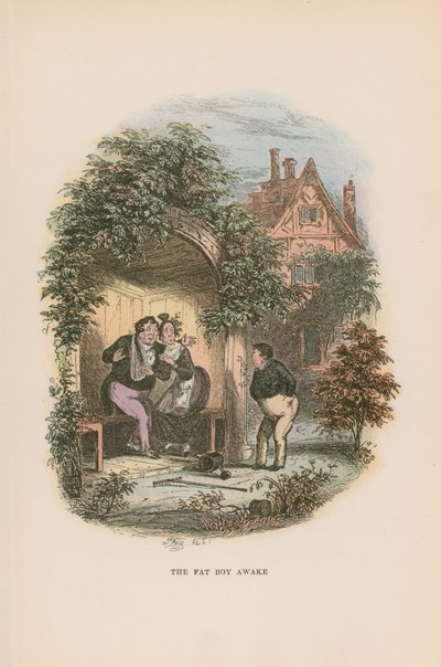 Illustratie voor Pickwick Papers door Hablot Knight Browne