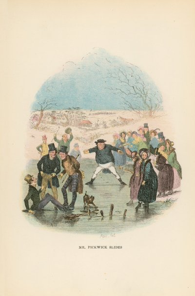 Illustratie voor Pickwick Papers door Hablot Knight Browne