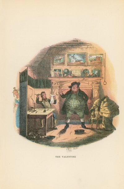 Illustratie voor Pickwick Papers door Hablot Knight Browne