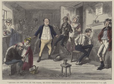 Illustratie voor Pickwick Papers door Hablot Knight Browne