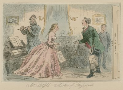 Mr Stotfold - Meester van de Staghounds door Hablot Knight Browne
