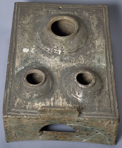 Miniatuur fornuis, China. Chinese beschaving, Han-dynastie, 3e eeuw v.Chr.-3e eeuw n.Chr. door Han Dynasty Chinese School