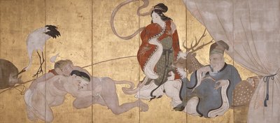 Zeven Goden van Geluk door Hanabusa Itcho