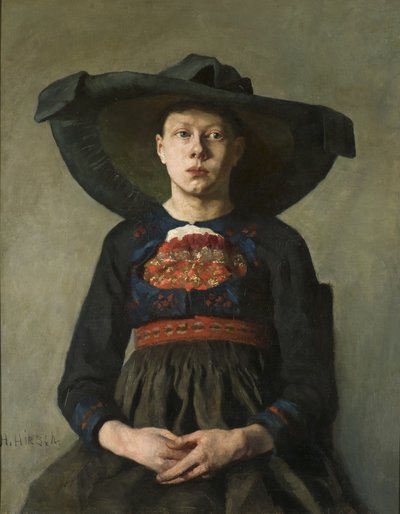 Een Beierse Boerenmeisje door Hanna Pauli