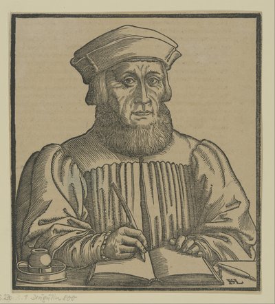 Johann Aventinus (1554) door Hanns Lautensack