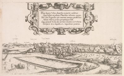 Panoramisch Uitzicht op Neurenberg: Linker Deel door Hanns Lautensack