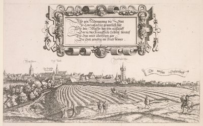Panoramisch Uitzicht op Neurenberg: Rechter Deel door Hanns Lautensack