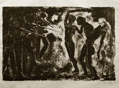 Dodendans van 1919: Het krijgsraad / Executie door Hanns Ludwig Katz
