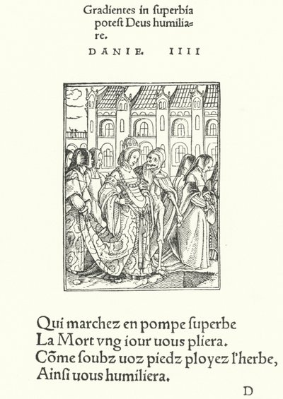 De Keizerin (gravure) door Hans (after) Holbein the Younger