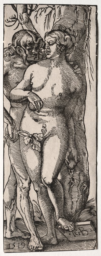 Adam en Eva door Hans Baldung