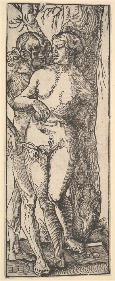 Adam en Eva, 1519 door Hans Baldung
