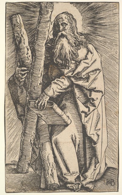Sint-Andreus, 15e-16e eeuw door Hans Baldung