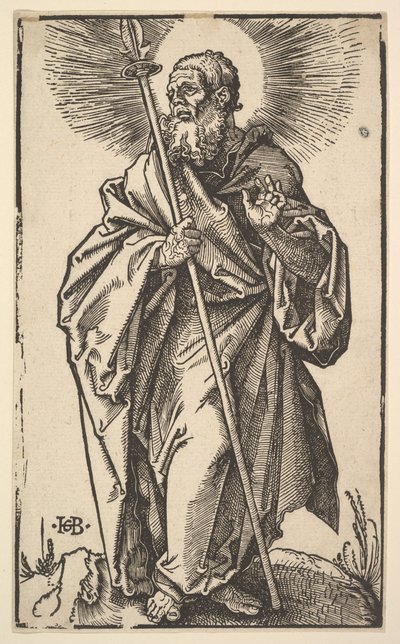 Sint Thomas uit Christus en de apostelen, 1519 door Hans Baldung