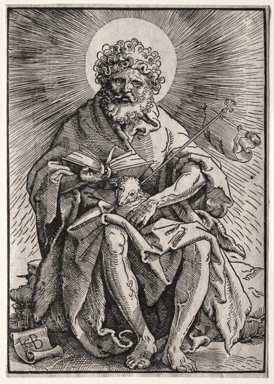 St. Johannes de Doper door Hans Baldung