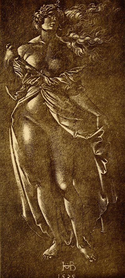 De dood van Lucretia door Hans Baldung Grien