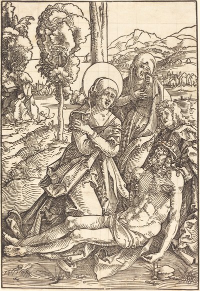 Rouw om Christus door Hans Baldung Grien