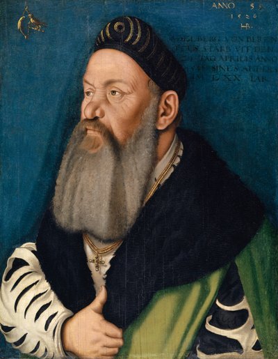Portret van Adelberg III von Bärenfels, 1526 door Hans Baldung Grien