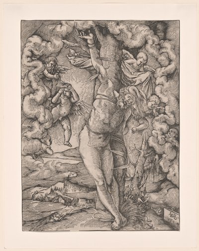 De grote Sint Sebastiaan door Hans Baldung Grien