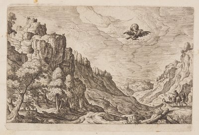Plaat 13, uit Landschappen met scènes uit het Oude en Nieuwe Testament en Ovidius
