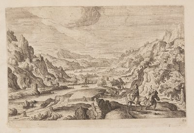 Plaat 20, uit Landschappen met scènes uit het Oude en Nieuwe Testament en Ovidius