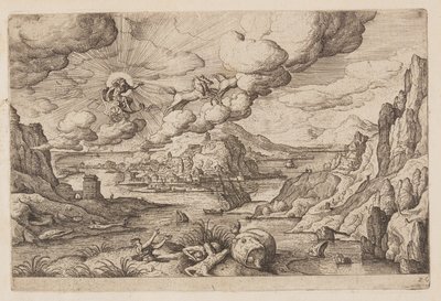 Plaat 26, uit Landschappen met scènes uit het Oude en Nieuwe Testament en Ovidius