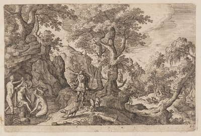 Plaat 29, uit Landschappen met scènes uit het Oude en Nieuwe Testament en Ovidius