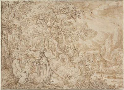 De verzoeking van Christus door Hans Bol
