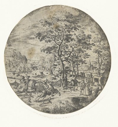 Valkenjacht door Hans Bol