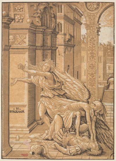 De doop van de eunuch door Hans Burgkmair