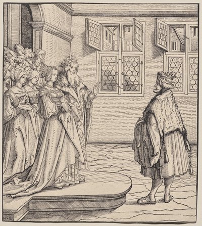 De Verbannen Hertog van Otnop door Hans Burgkmair