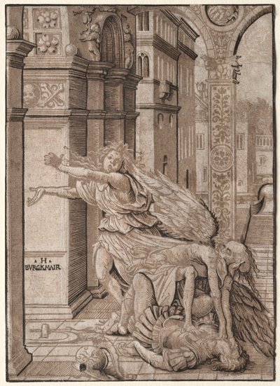 De Geliefden Verrast door de Dood, 1510 door Hans Burgkmair