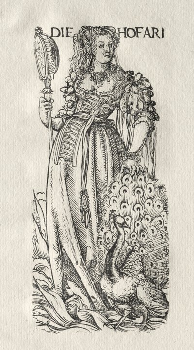 De Zeven Ondeugden: Trots, ca. 1510 door Hans Burgkmair