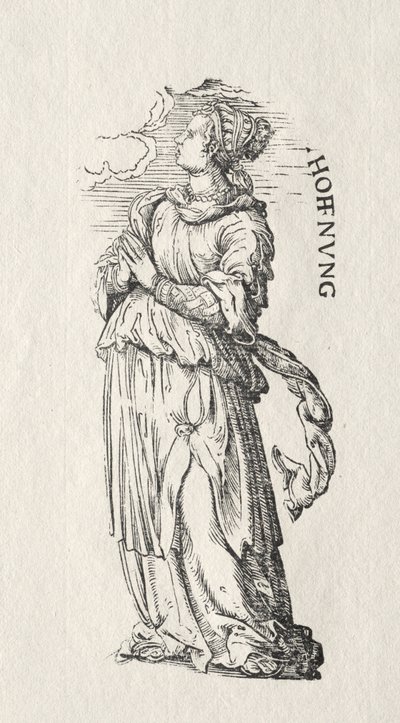 De Zeven Deugden: Hoop door Hans Burgkmair