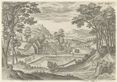 Gezicht op Bosvoorde door Hans Collaert (I)