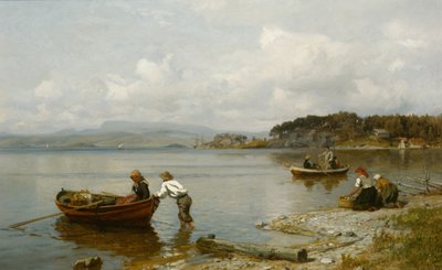 Fjordlandschap door Hans Gude