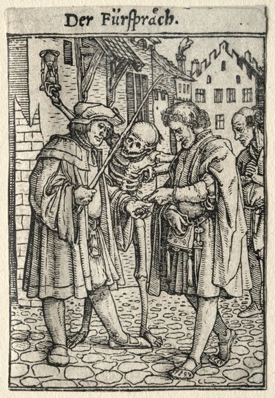 Dans van de Dood: De Advocaat door Hans Holbein