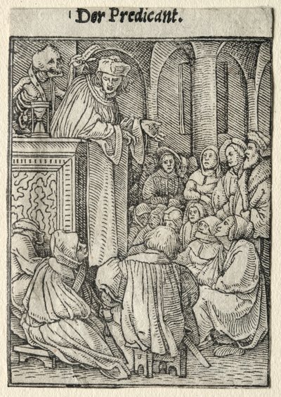 Dans van de dood: De prediker door Hans Holbein