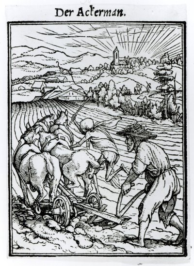 De dood en de ploeger, uit 